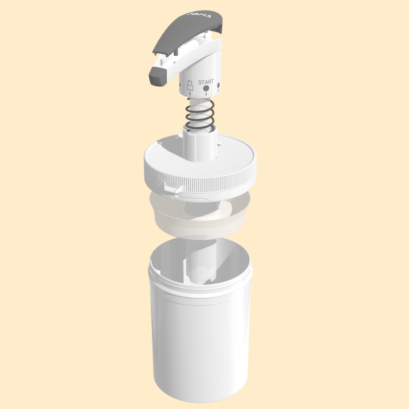Airless pump dispensers for pharmaceuticals, cosmetics & personal care